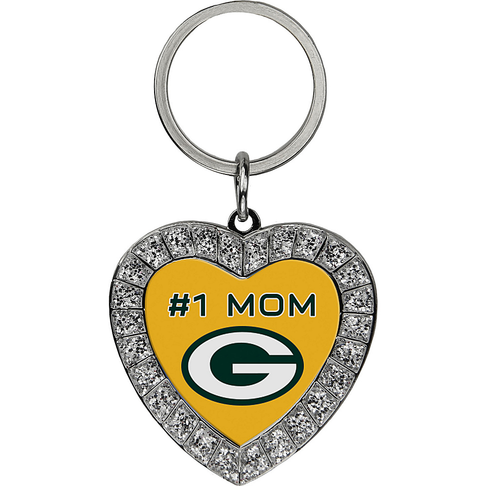 Luggage Spotters NFL Green Bay Packers 1 Mom Rhinestone Key Chain Yellow Luggage Spotters Women s SLG Other