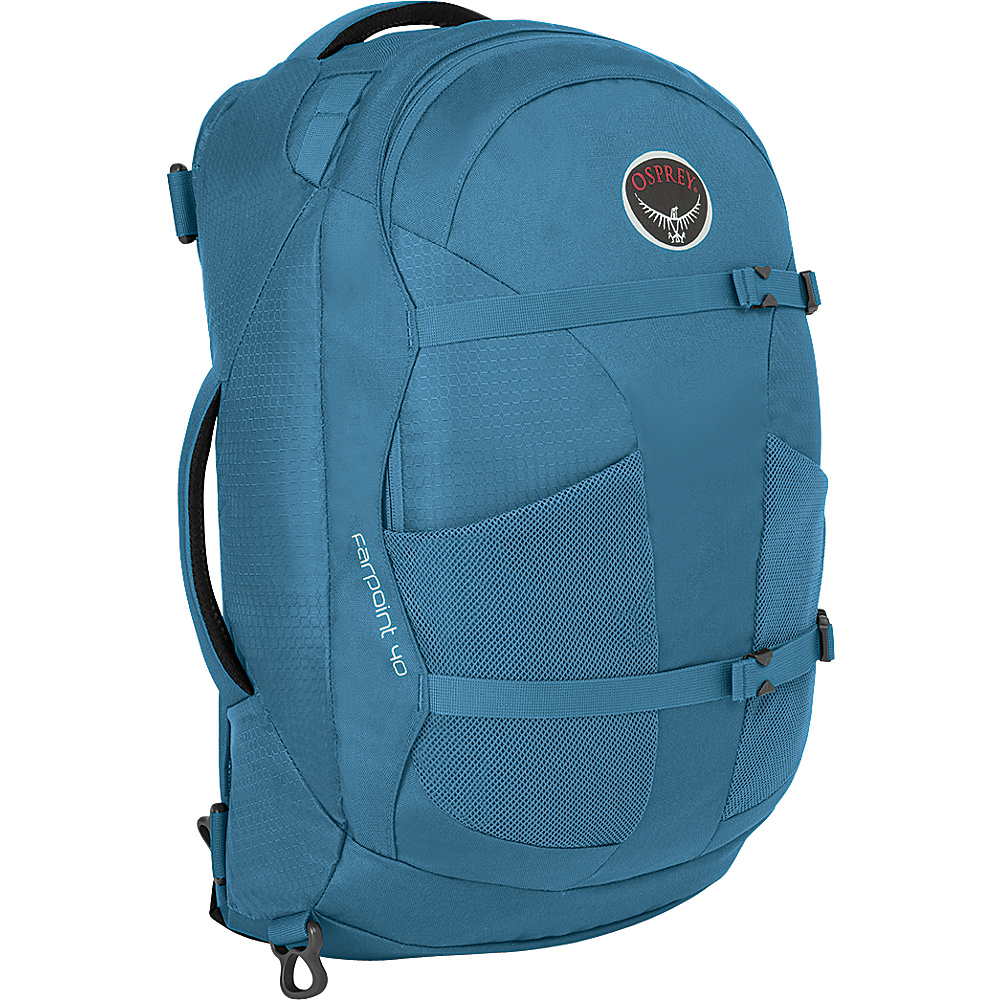 Osprey Farpoint 40 Travel Laptop Backpack Caribbean Blue S M Osprey Travel Backpacks