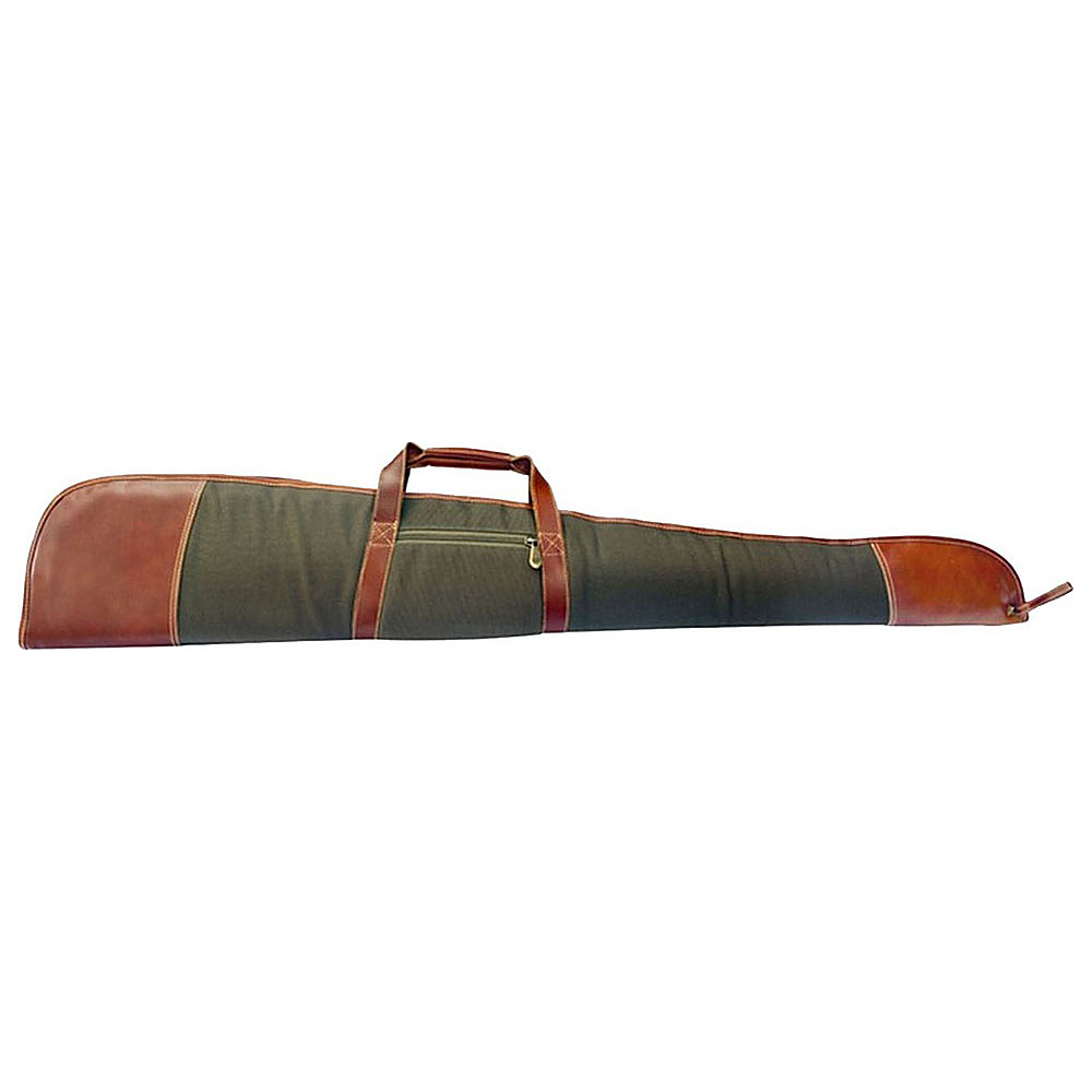 Canyon Outback Coyote Ridge Canyon 53 Inch Leather and Canvas Rifle Case Green Canyon Outback Other Sports Bags