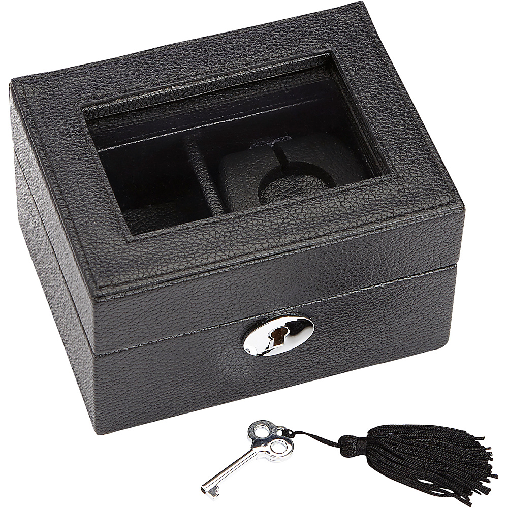 Royce Leather Smart Watch Box and USB Charging Storage Unit for Apple Watch Black Royce Leather Electronic Accessories