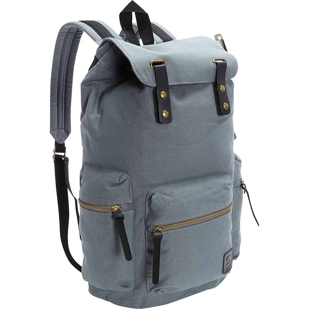 Sydney Paige Buy One Give One Guidi Laptop Backpack Gray Skies Sydney Paige Business Laptop Backpacks