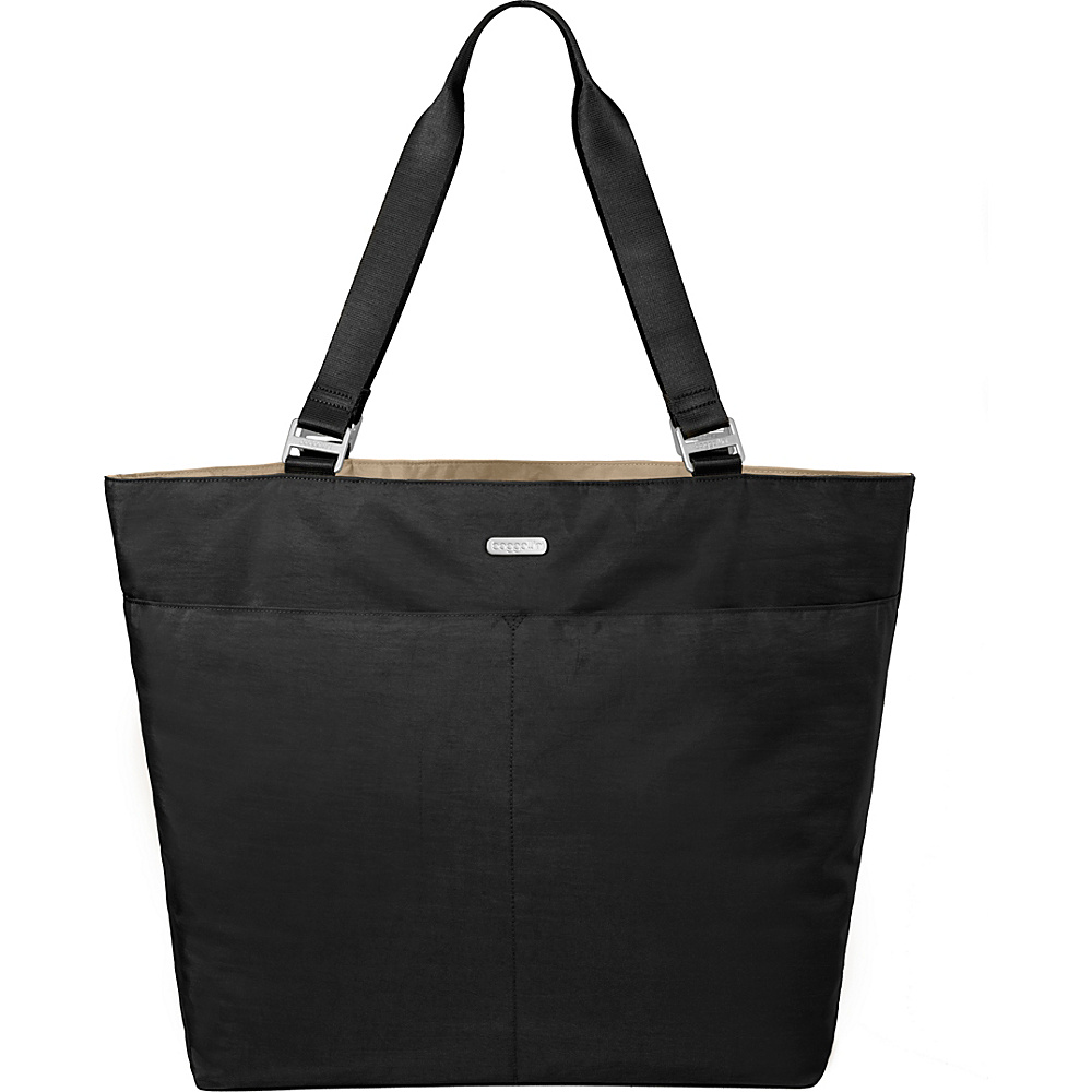 baggallini Carry All Tote Black Sand baggallini Fabric Handbags