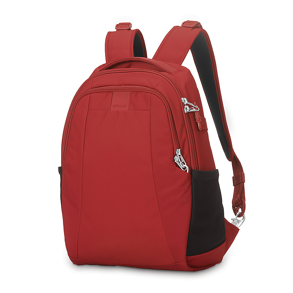 Pacsafe Metrosafe LS350 Anti Theft 15L Backpack Vintage Red Pacsafe Business Laptop Backpacks