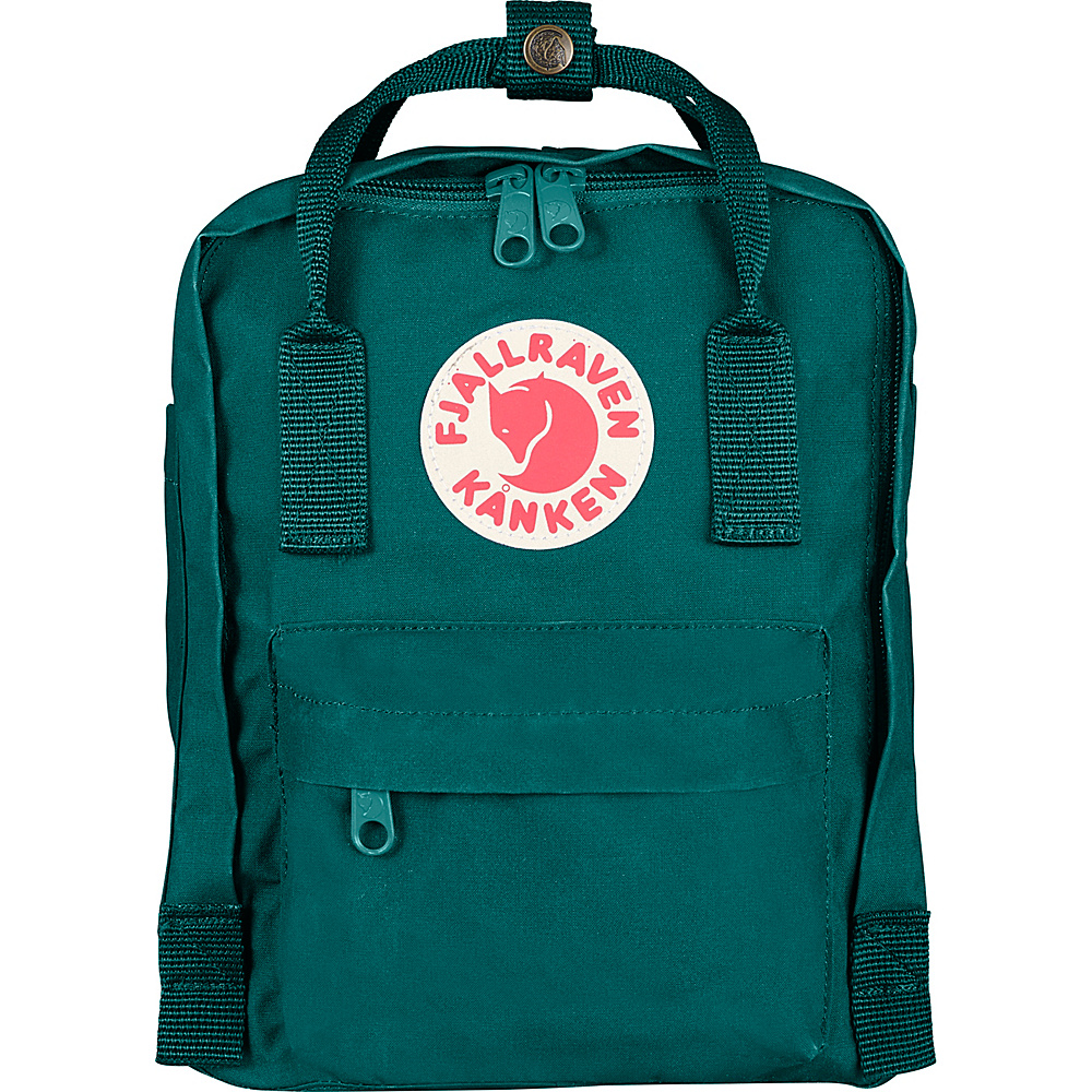 Fjallraven Kanken Mini Backpack Ocean Green Fjallraven Everyday Backpacks