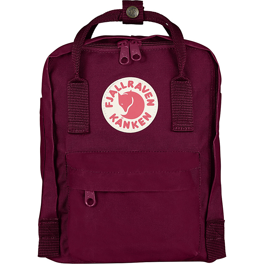 Fjallraven Kanken Mini Backpack Plum Fjallraven Everyday Backpacks