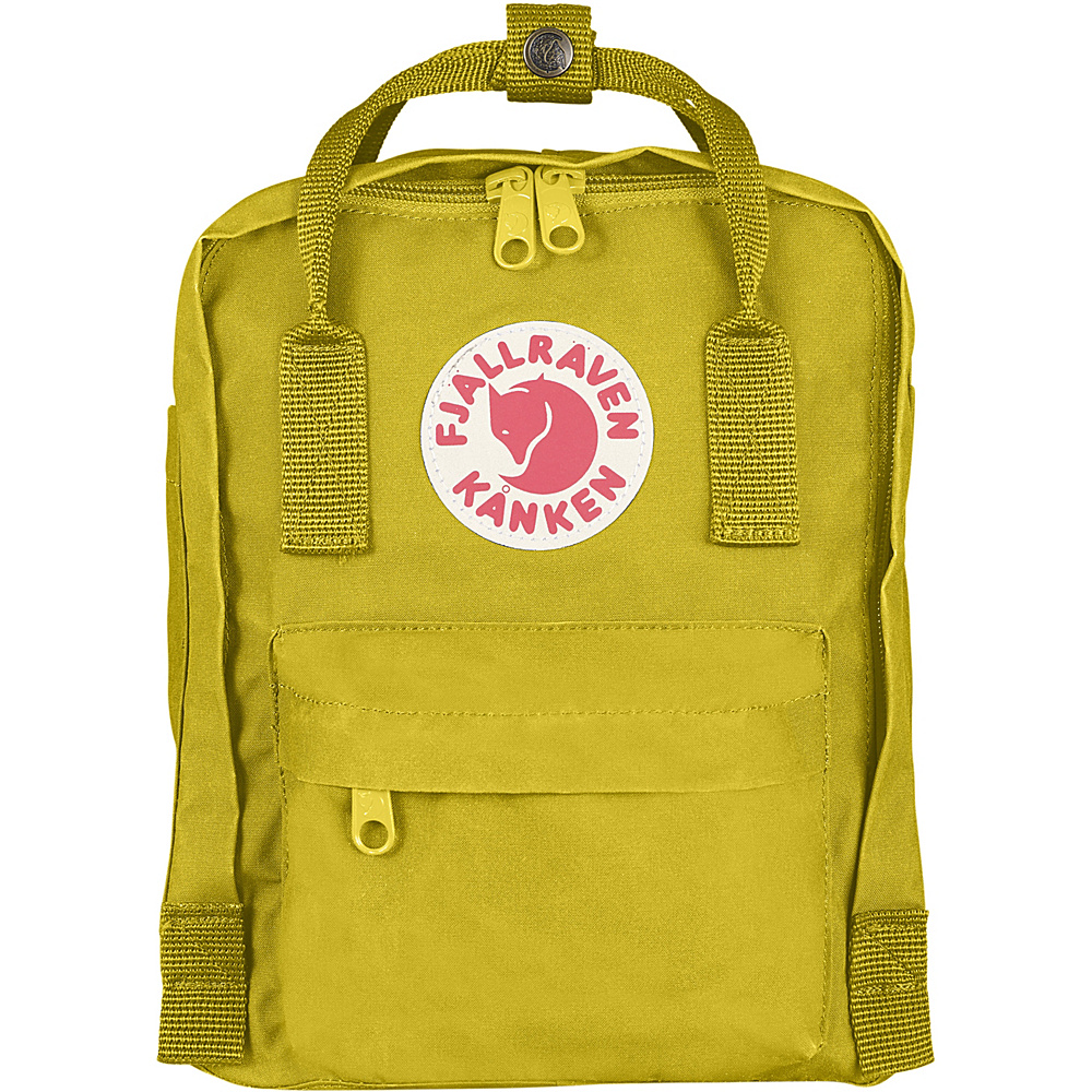 Fjallraven Kanken Mini Backpack Birch Green Fjallraven Everyday Backpacks