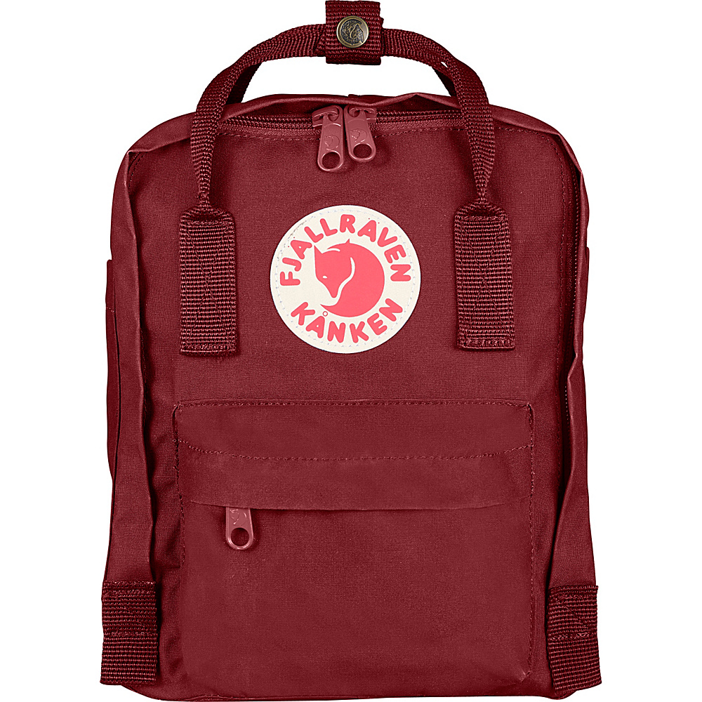 Fjallraven Kanken Mini Backpack Ox Red Fjallraven Everyday Backpacks
