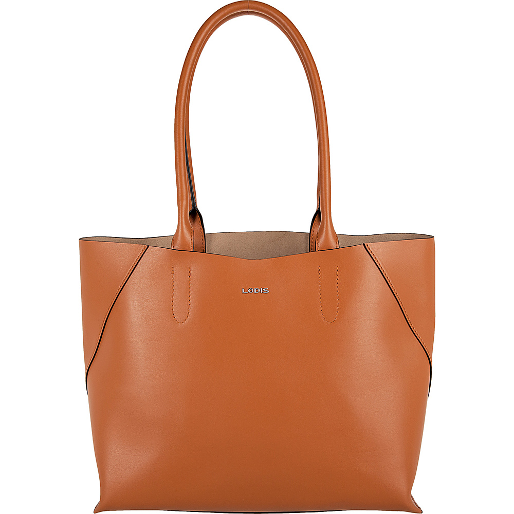 Lodis Blair Cynthia Tote Toffee/Taupe - Lodis Leather Handbags