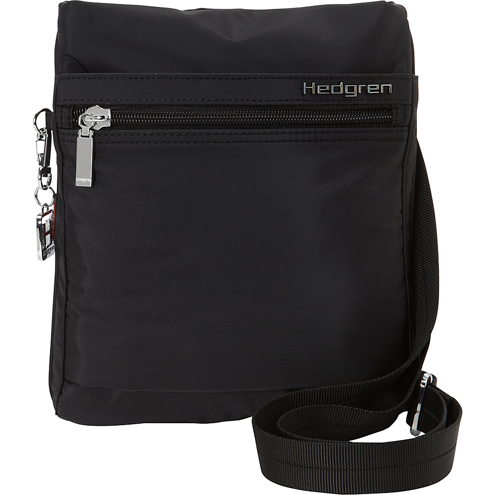 Hedgren Leonce Crossbody Bag 04 Version Black Hedgren Fabric Handbags