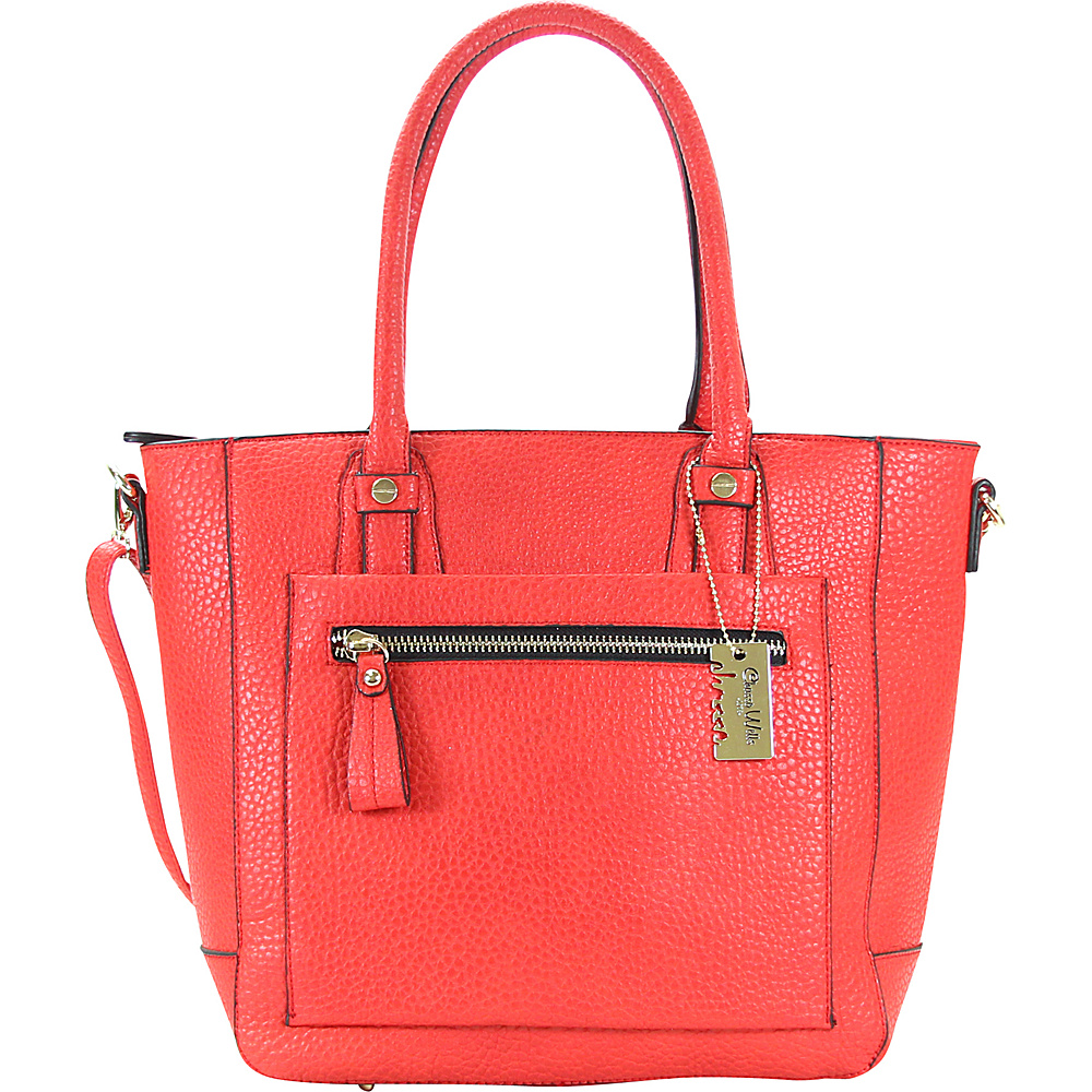 Chasse Wells Ecartement Tote Red Chasse Wells Manmade Handbags