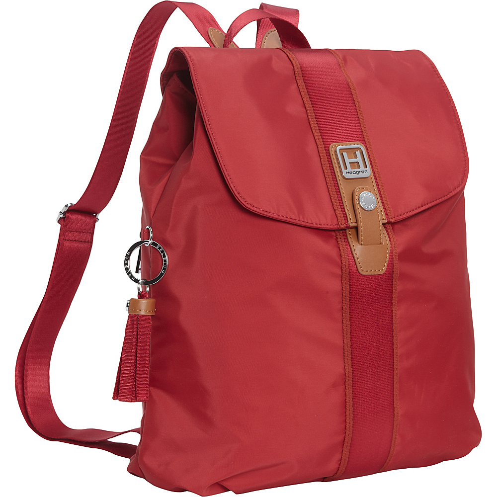 Hedgren Maj Backpack 02 Version Cordovan Red Hedgren Fabric Handbags