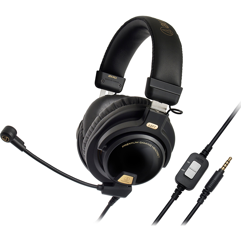 Audio Technica Closed Back Premium Gaming Headset Black Audio Technica Headphones Speakers