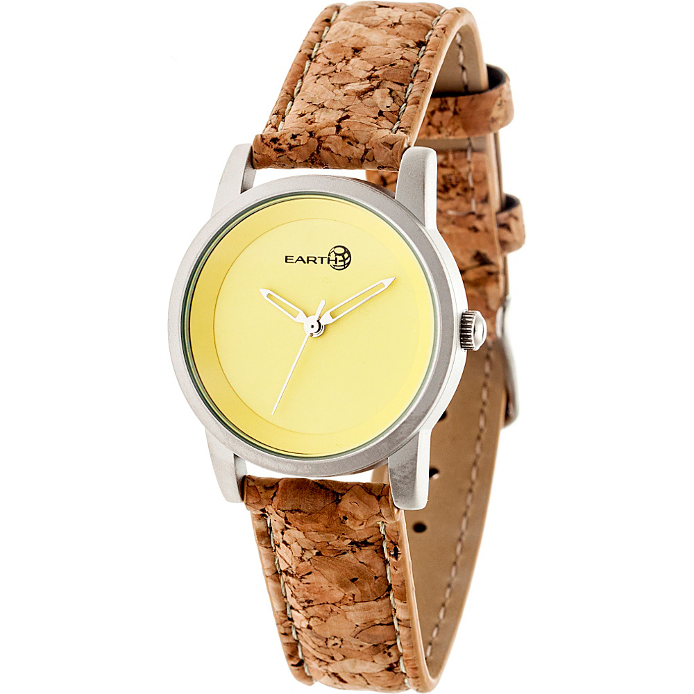 Earth Wood Canopies Strap Unisex Watch Yellow Earth Wood Watches