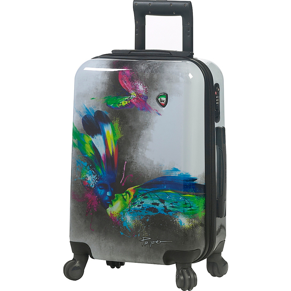 Mia Toro ITALY Prado Butterfly Kiss 20 Carry On Multicolor Mia Toro ITALY Hardside Luggage
