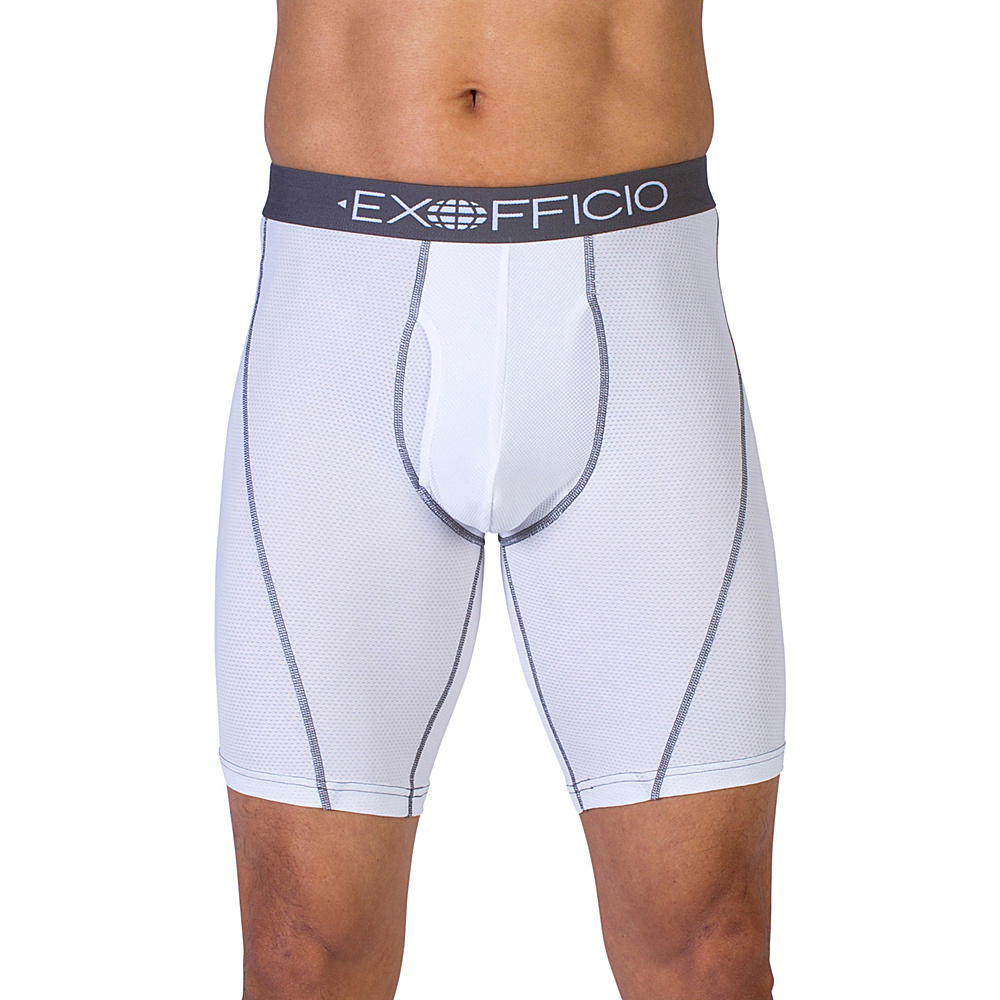 ExOfficio Give N Go Sport Mesh 9 Boxer Brief XL White ExOfficio Men s Apparel