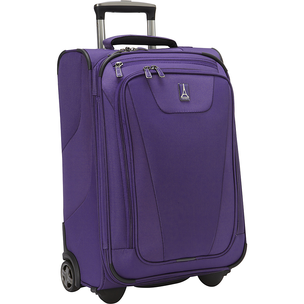 Travelpro Maxlite 4 22 Expandable Rollaboard Grape Travelpro Softside Carry On
