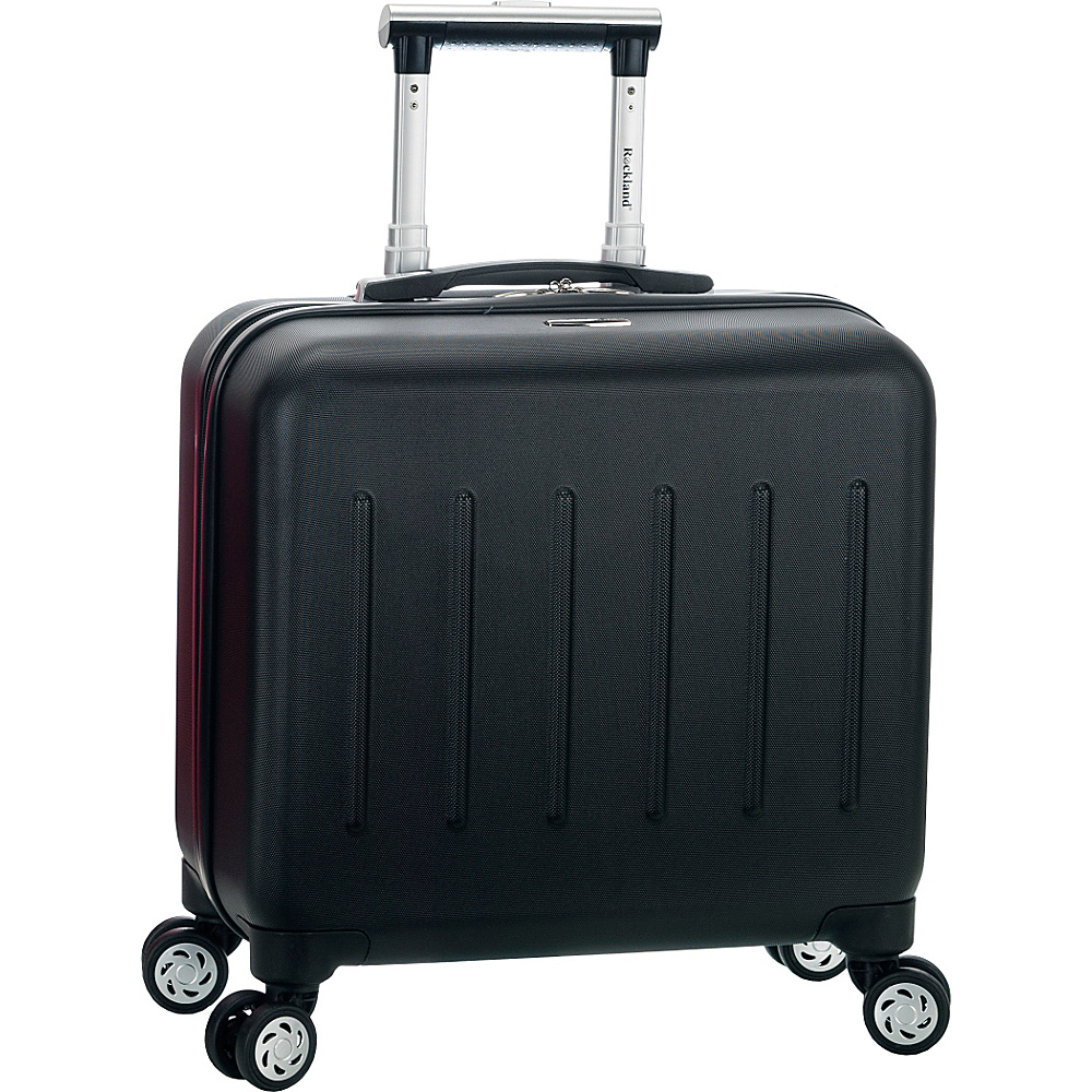 Rockland Luggage Pelican Hill Rolling Laptop Case Black Rockland Luggage Wheeled Business Cases