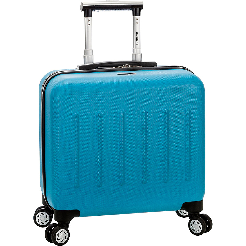 Rockland Luggage Pelican Hill Rolling Laptop Case Turquoise Rockland Luggage Wheeled Business Cases