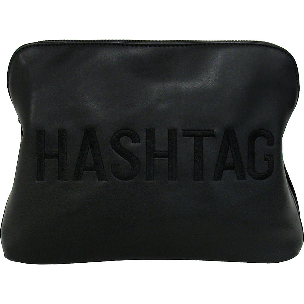 JNB HASHTAG Clutch Black JNB Manmade Handbags