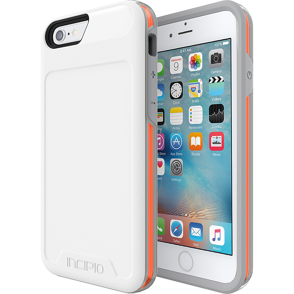 Incipio Performance Series Level 4 for iPhone 6 6s White Orange Incipio Electronic Cases