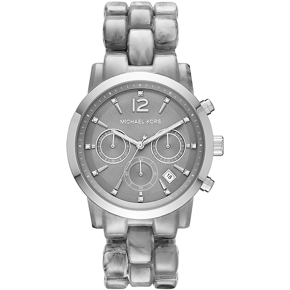 Michael Kors Watches Ritz Acetate Chrono Watch Grey Michael Kors Watches Watches