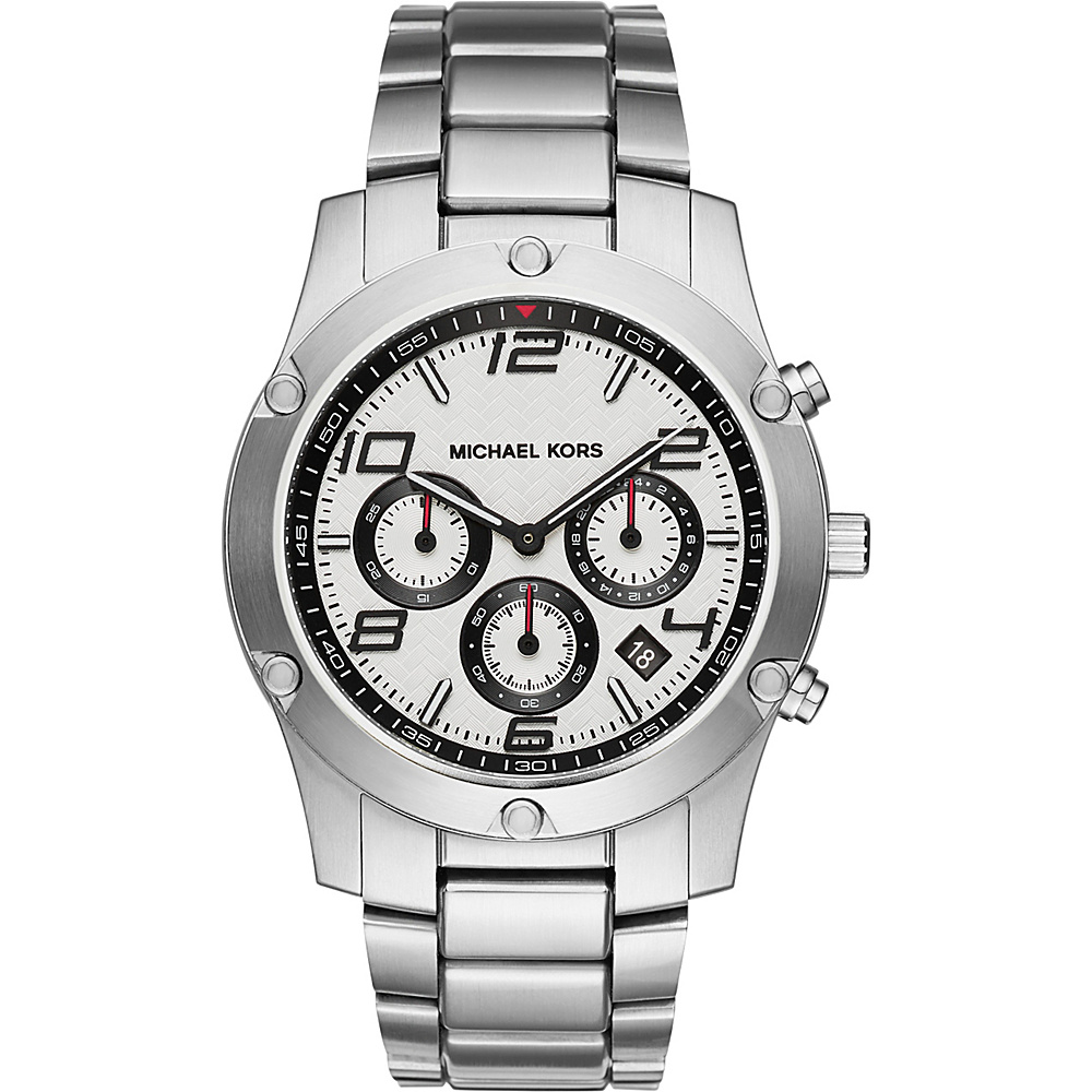 Michael Kors Watches Caine Metal Chrono Watch Silver Michael Kors Watches Watches