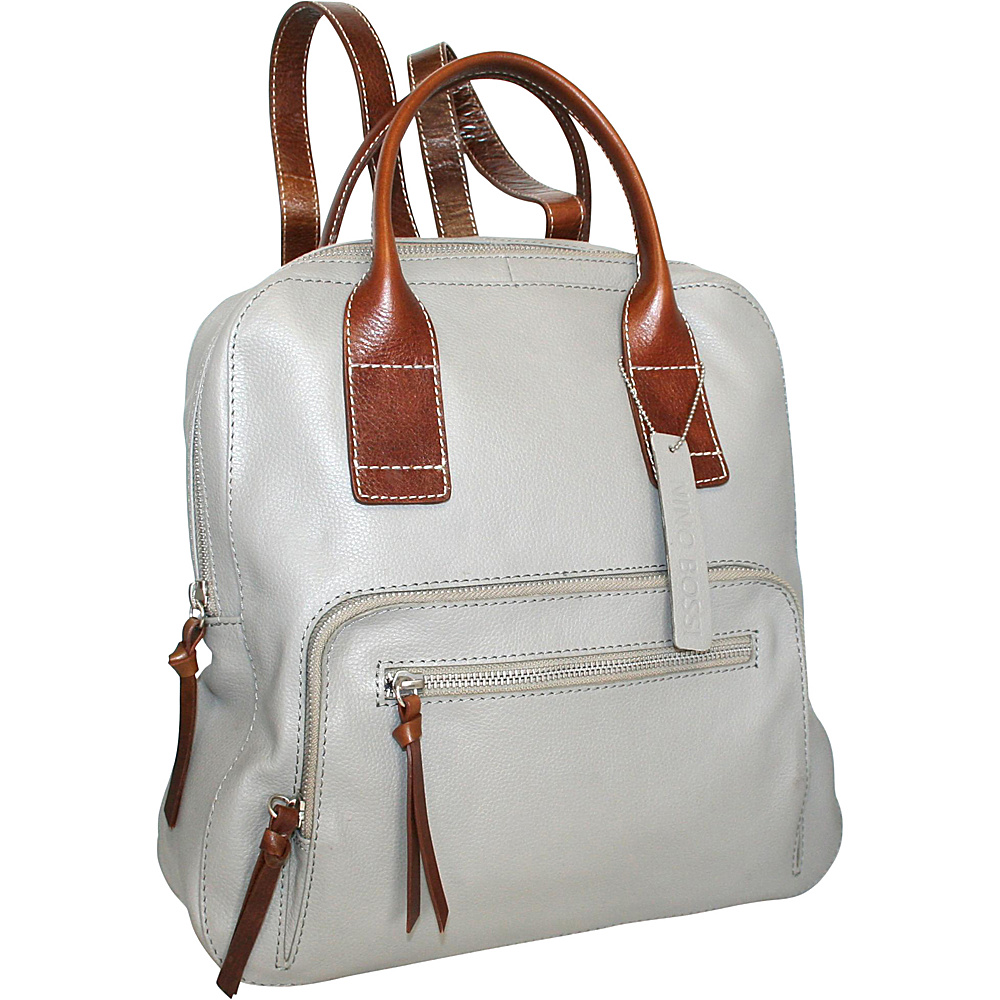 Nino Bossi Eleanor Rigby Backpack Handbag Stone Nino Bossi Leather Handbags