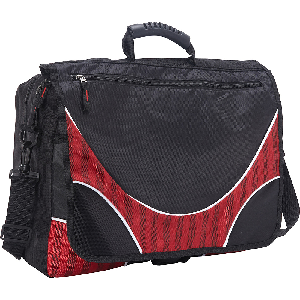 Goodhope Bags The City Damiers TSA Messenger Red Goodhope Bags Messenger Bags
