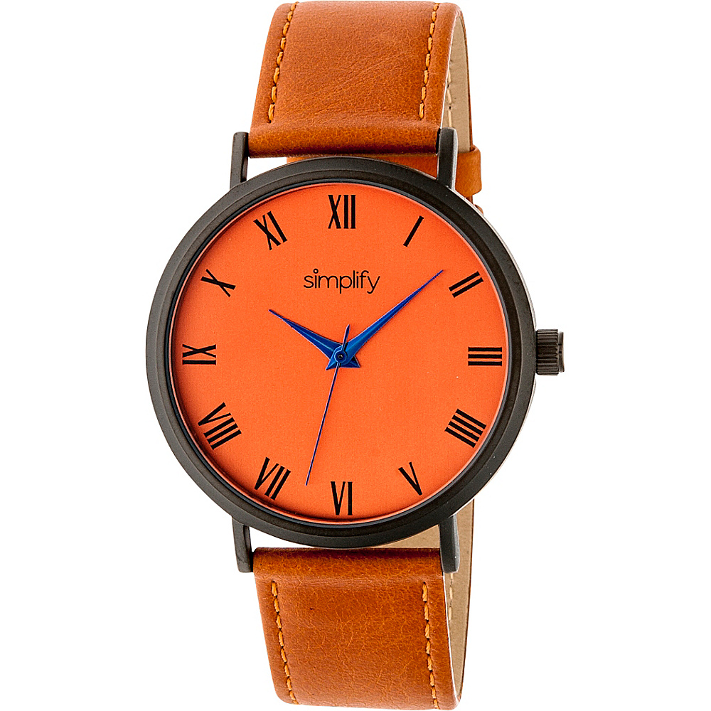 Simplify 2900 Unisex Watch Orange Orange Simplify Watches