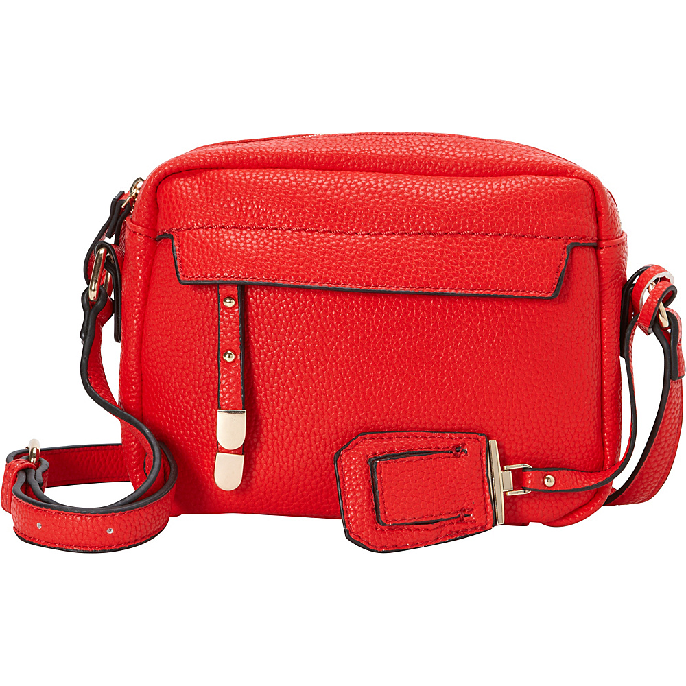 La Diva Kylie Crossbody Red La Diva Manmade Handbags