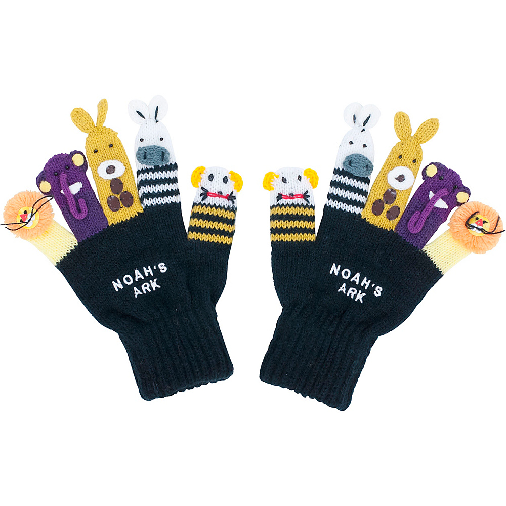 Kidorable Noah Knit Gloves Black Small Kidorable Hats Gloves Scarves
