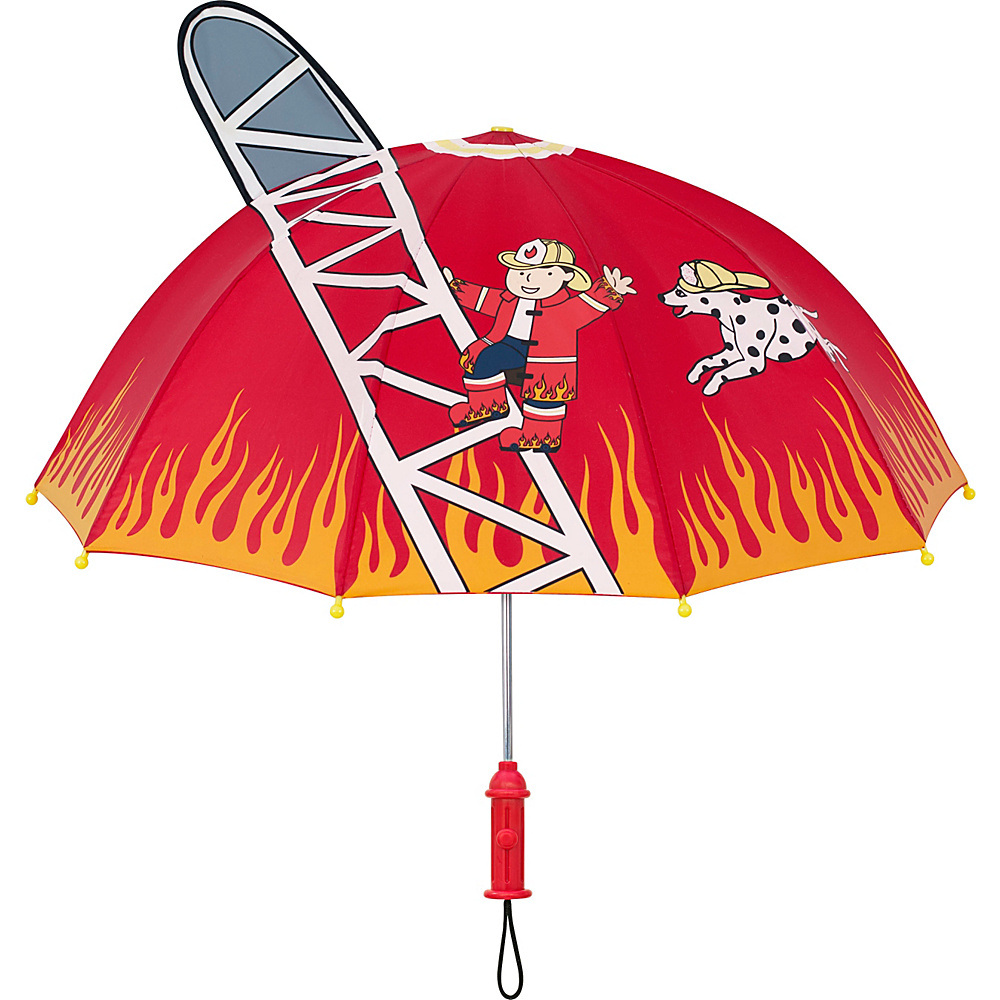 Kidorable Fireman Umbrella Red One Size Kidorable Umbrellas and Rain Gear