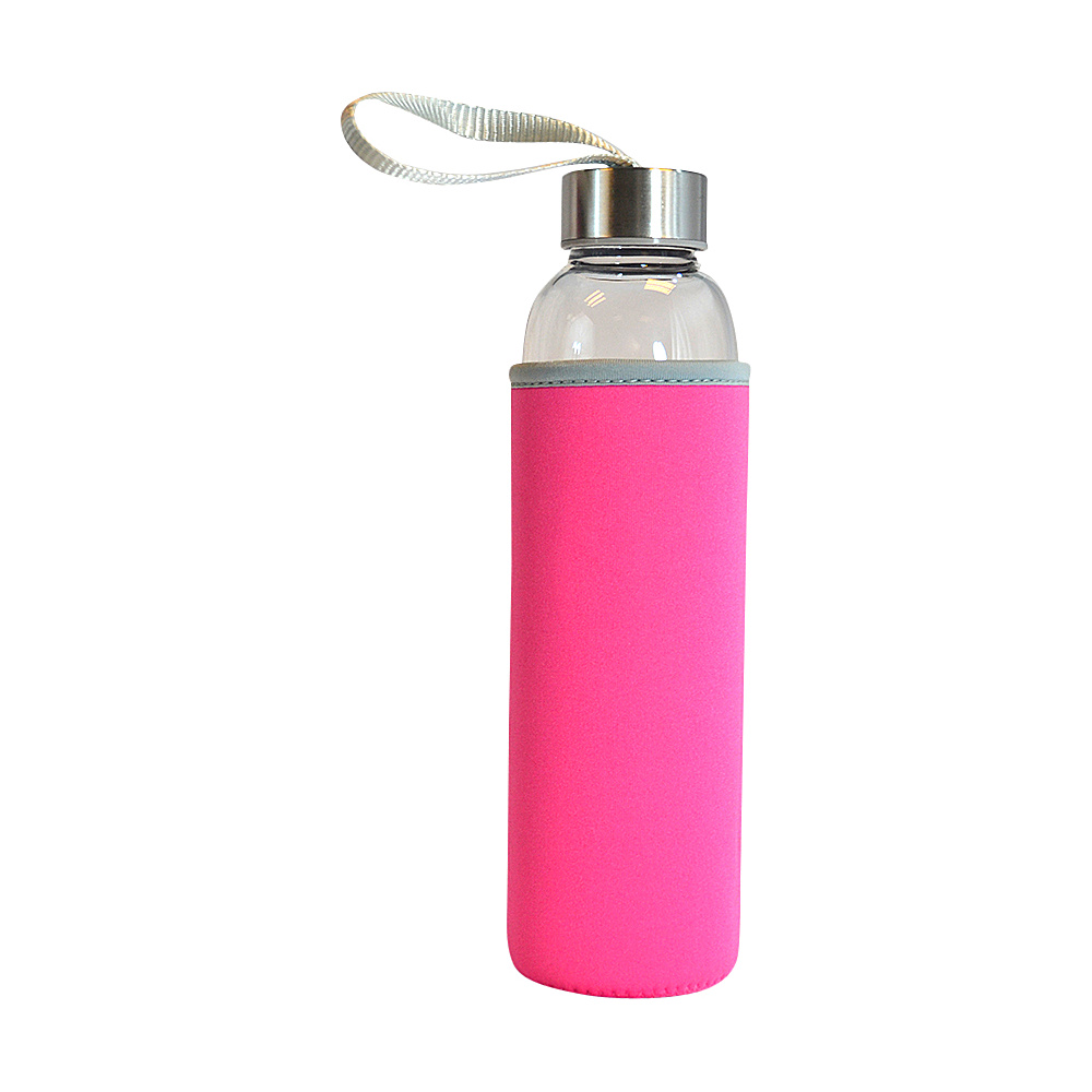 NuFoot Nupouch Travel Water Bottle Pink NuFoot Hydration Packs and Bottles