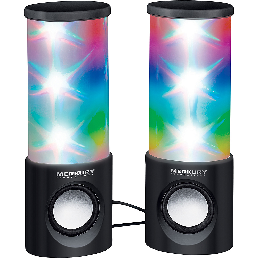Merkury Innovations Supernova Bluetooth Dancing Dual Led Speaker Black Merkury Innovations Electronics