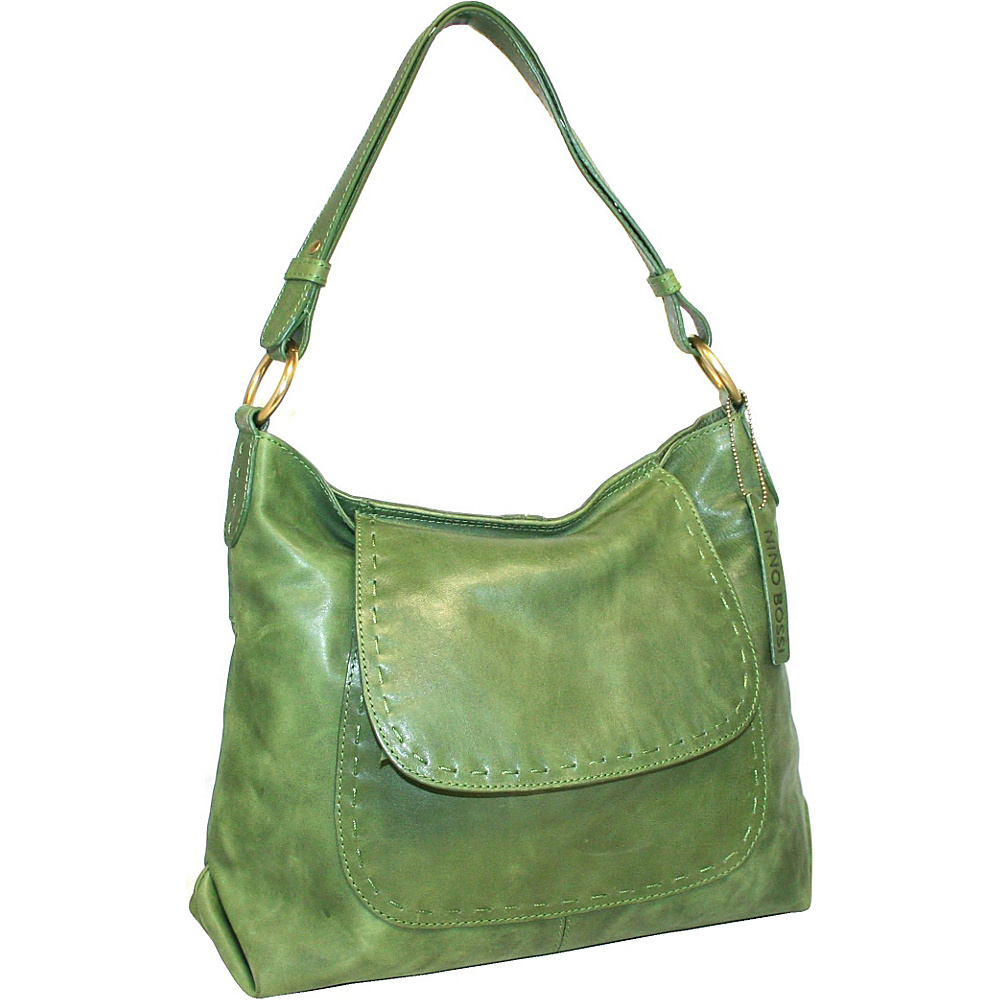 Nino Bossi Mrs. Robinson Shoulder Bag Avocado Nino Bossi Leather Handbags
