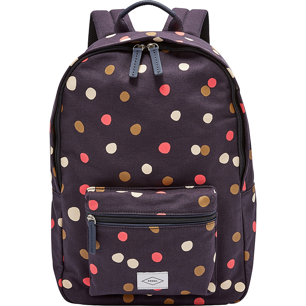Fossil Ella Backpack Navy Fossil School Day Hiking Backpacks