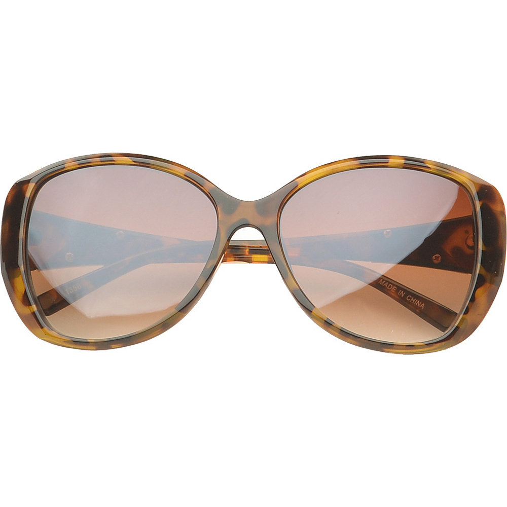 SW Global Eyewear Fayetteville Butterfly Fashion Sunglasses Brown Gold SW Global Sunglasses