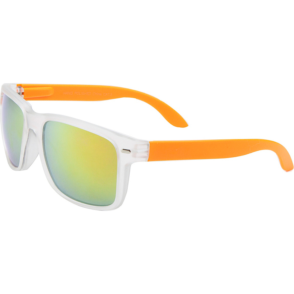 SW Global Eyewear Maya Rectangle Fashion Sunglasses Orange SW Global Sunglasses