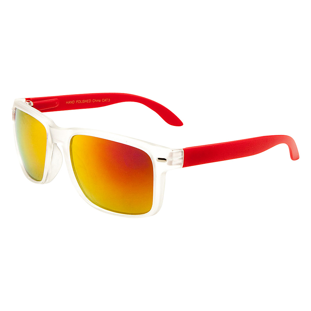 SW Global Eyewear Maya Rectangle Fashion Sunglasses Red SW Global Sunglasses