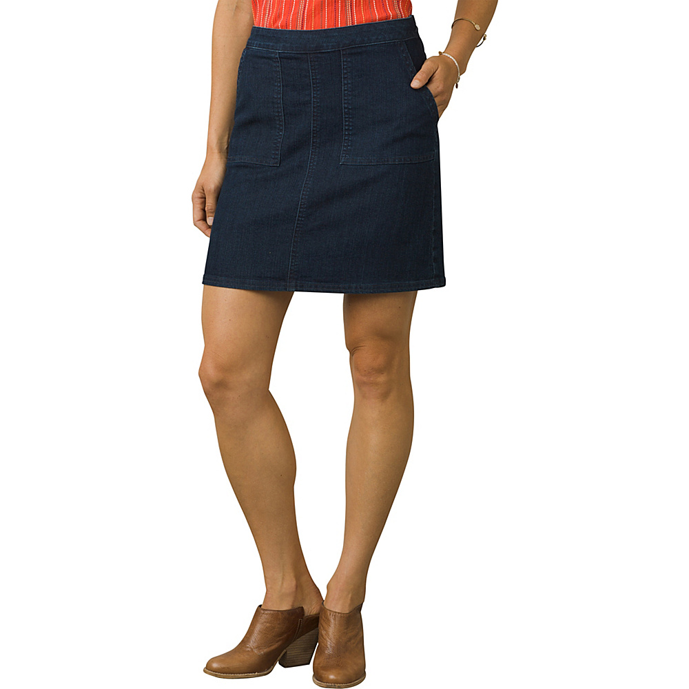 PrAna Kara Skirt 8 Indigo Stripe PrAna Women s Apparel