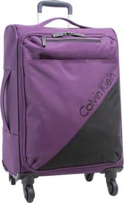 purple calvin klein luggage