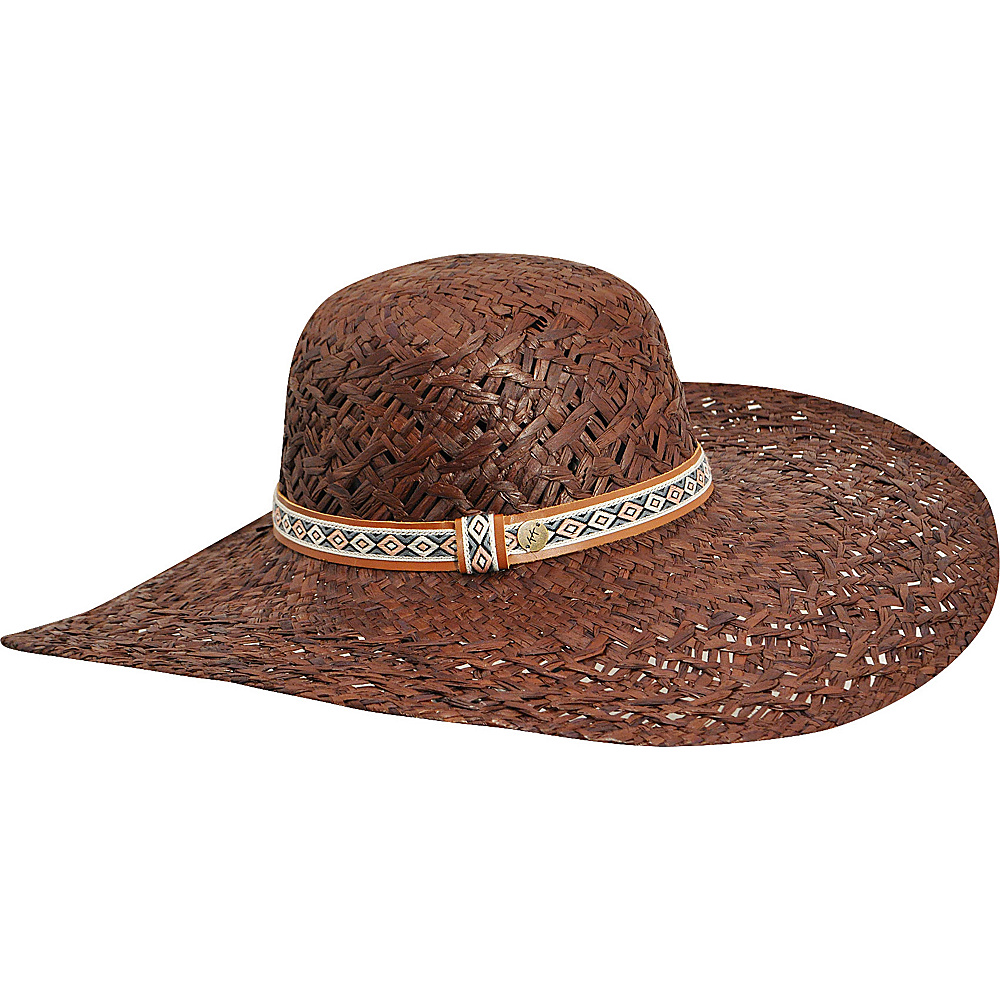 Karen Kane Hats Wide Brim Raffia Floppy Hat Cocoa Karen Kane Hats Hats Gloves Scarves