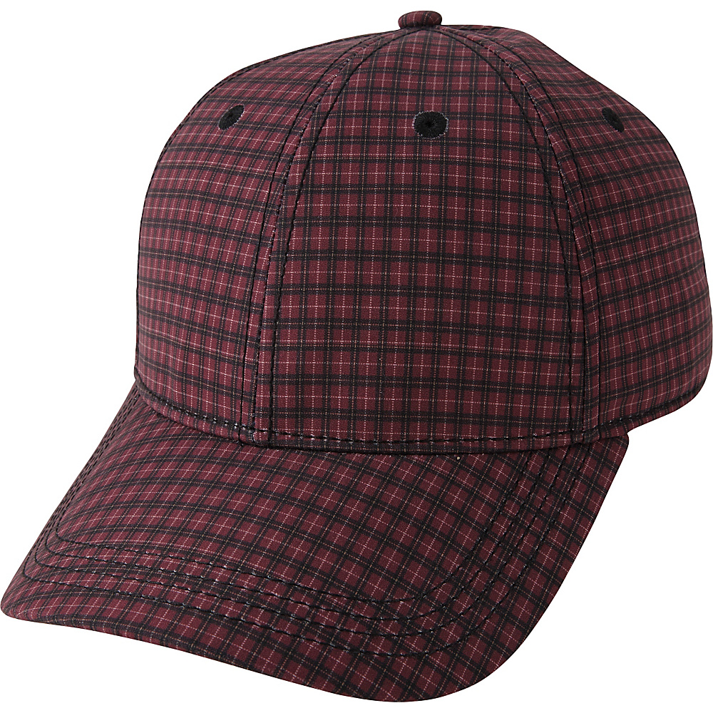 Ben Sherman Sublimation Print Baseball Hat Cranberry L XL Ben Sherman Hats Gloves Scarves