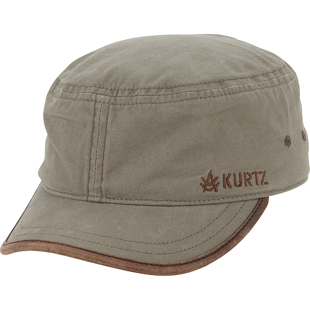 A Kurtz Military Cap With Logo Emboss Military Green A Kurtz Hats