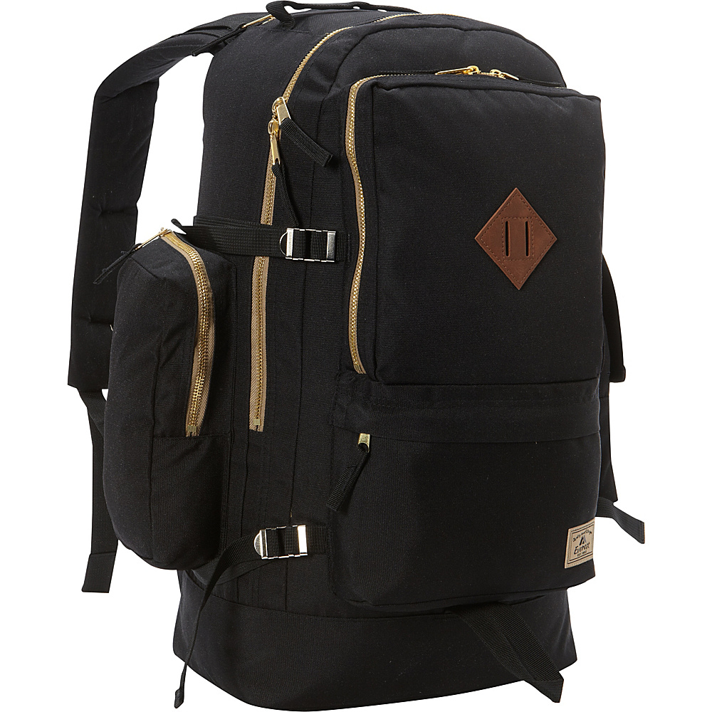 Everest Daypack with Laptop Pocket Black Everest Business Laptop Backpacks