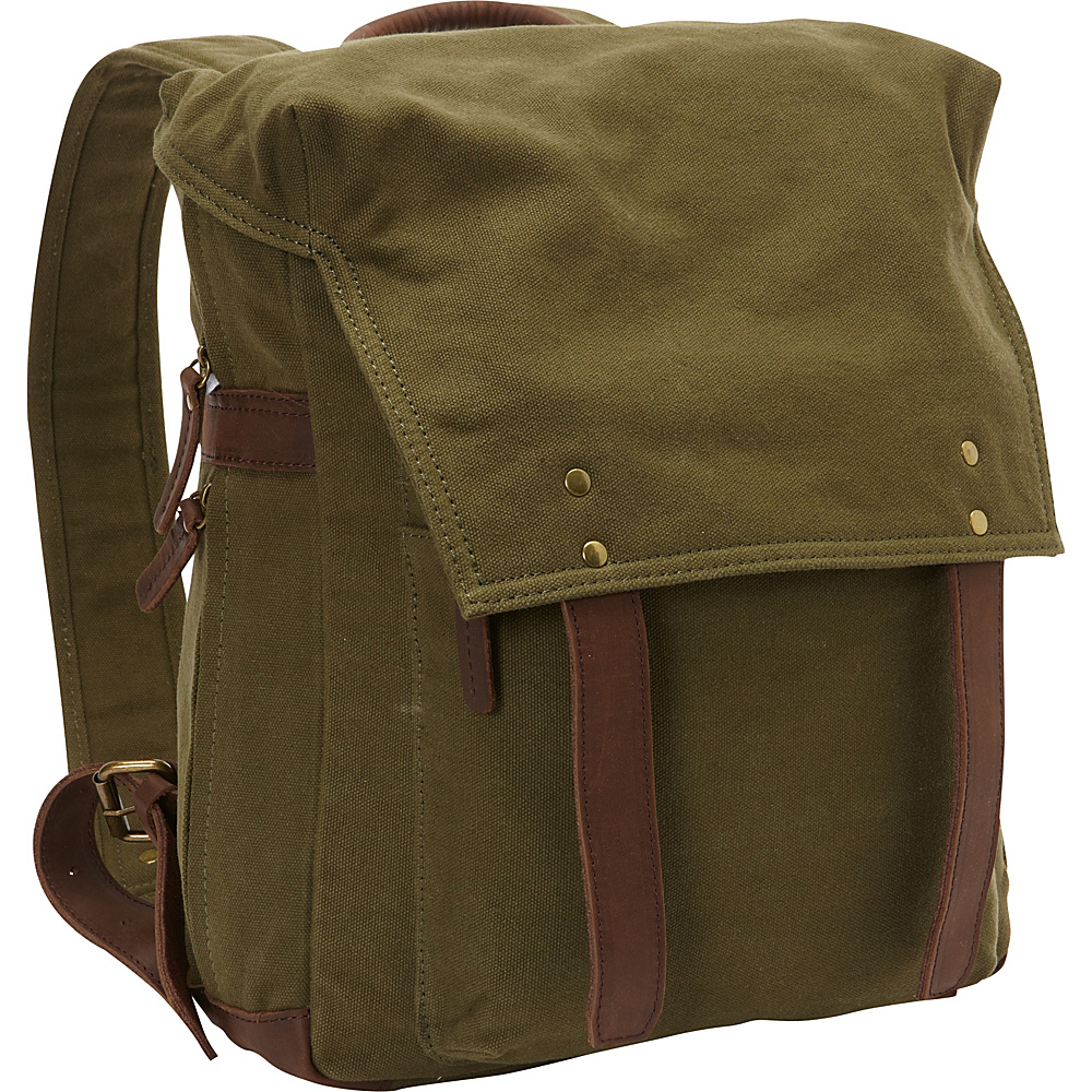 Vagabond Traveler Sport Canvas Backpack Rucksack Green Vagabond Traveler Business Laptop Backpacks