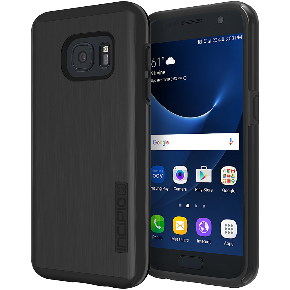 Incipio DualPro Shine for Samsung Galaxy S7 Black Black Incipio Electronic Cases