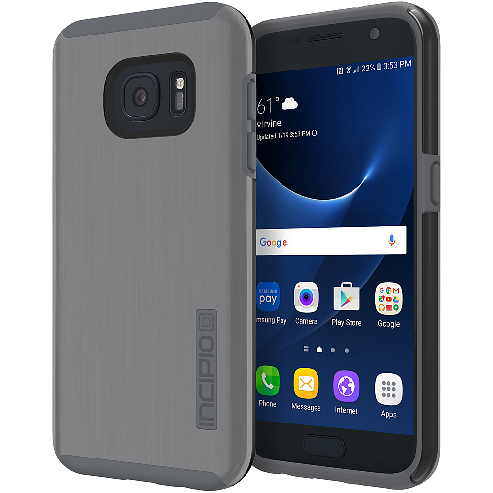 Incipio DualPro Shine for Samsung Galaxy S7 Gunmetal Gray Incipio Electronic Cases