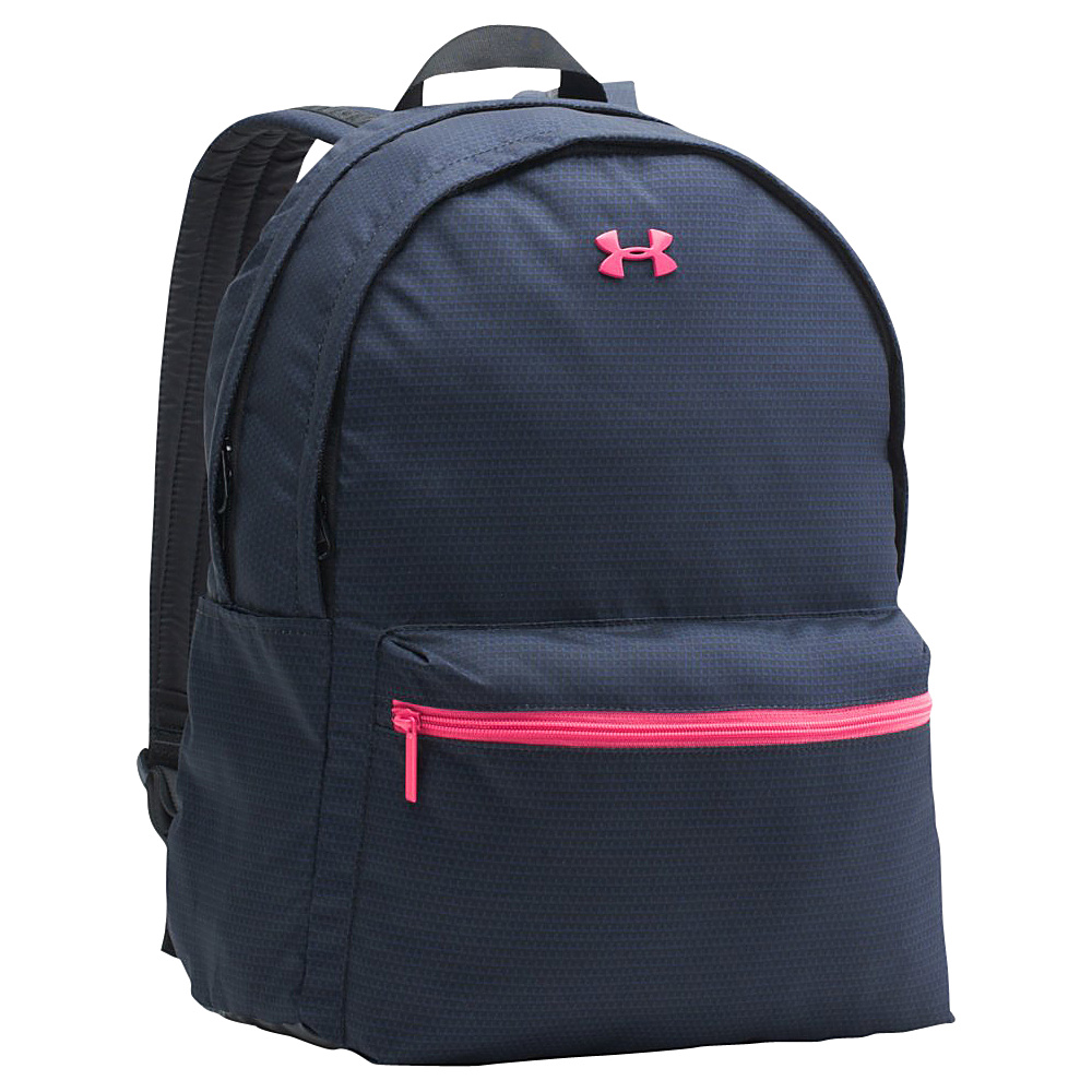 Under Armour Favorite Backpack Black Midnight Navy Pink Sky Under Armour Laptop Backpacks