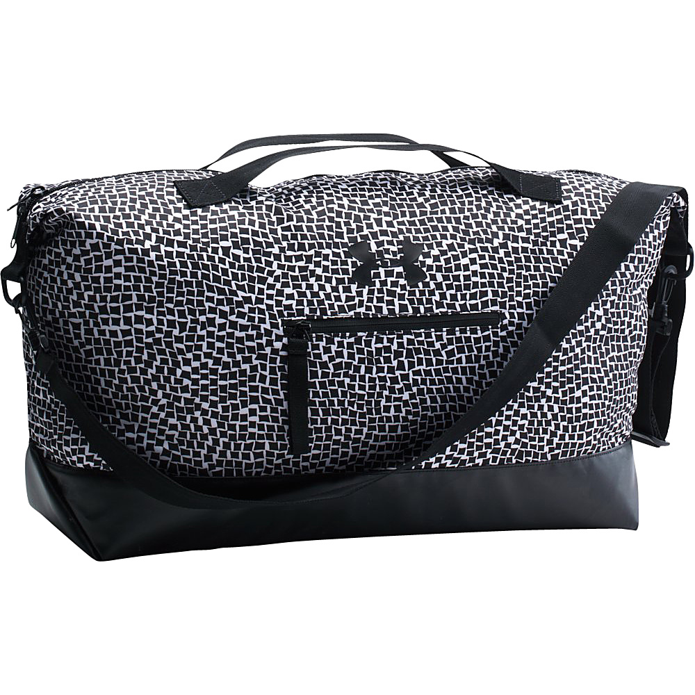 Under Armour On the Run Weekender Black White Black Under Armour All Purpose Duffels